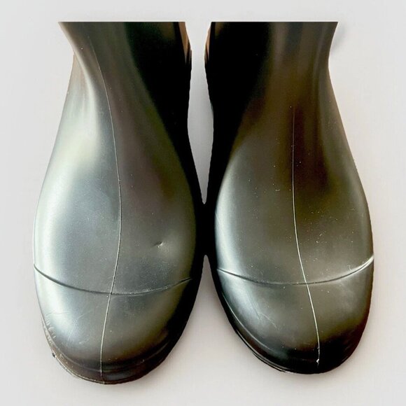 UGG Australia Shelby Black Matte Tall Rubber Rain Boots 1098249 Womens Size 7 - Picture 10 of 12